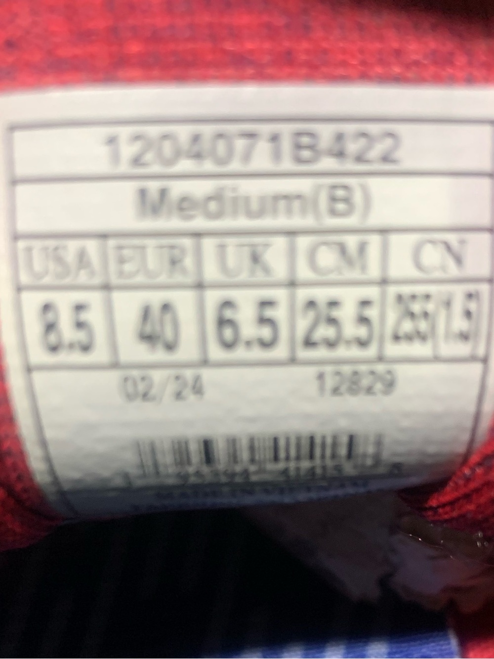 Brooks Ghost 16 Women’s Blue Red Running Walking Sneakers Shoe Size- 8.5 - Picture 12 of 12